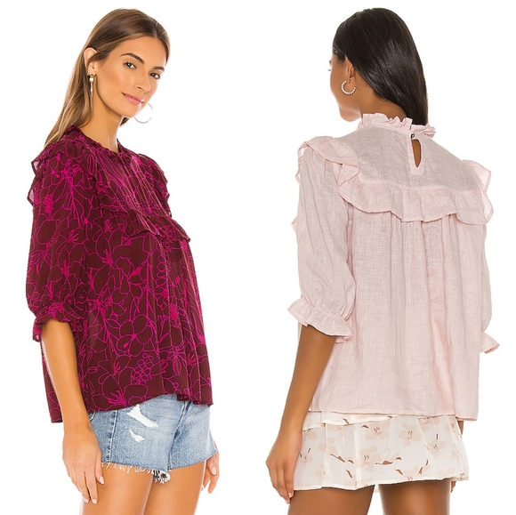 New acacia mid pacific leblon top S blouse top NWT - Picture 9 of 11